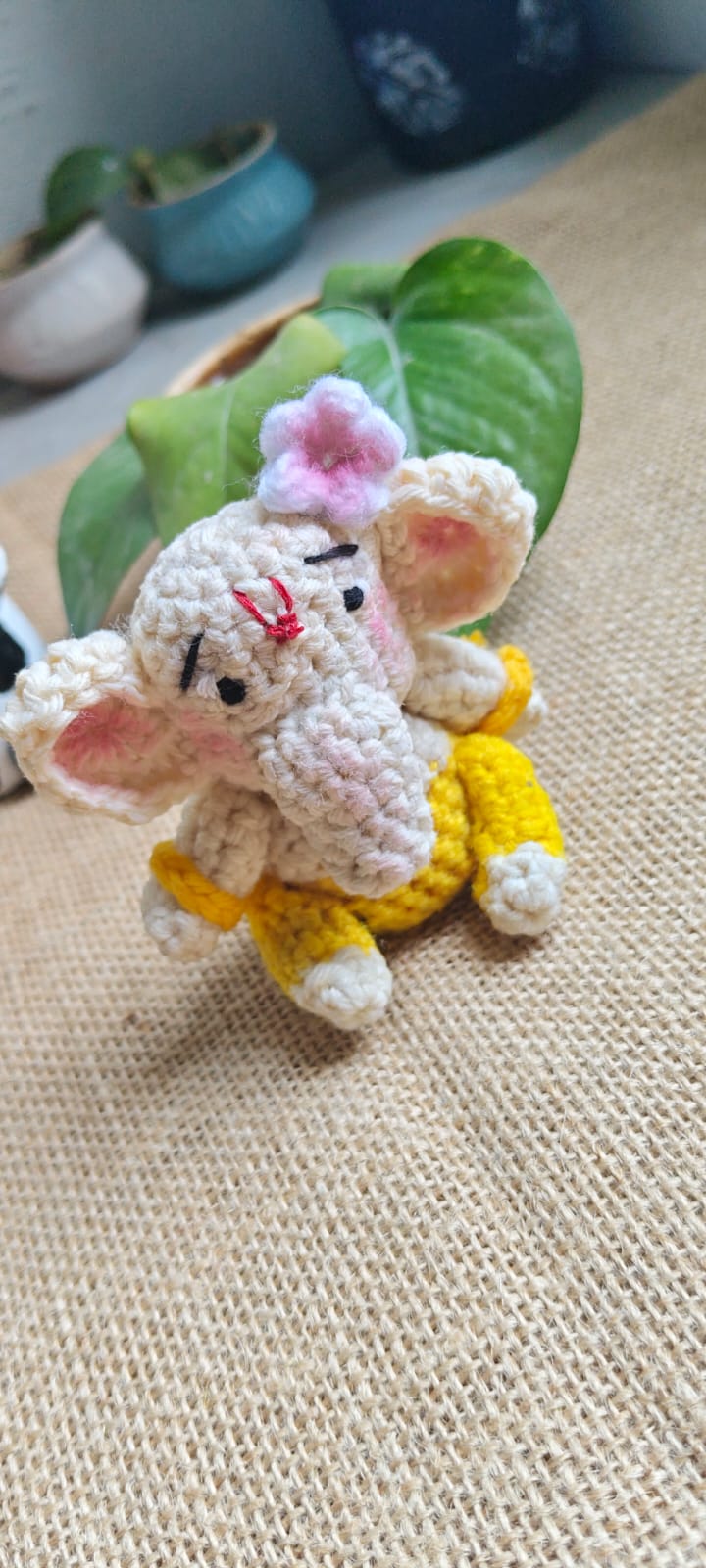 Crochet made Ganesh Ji